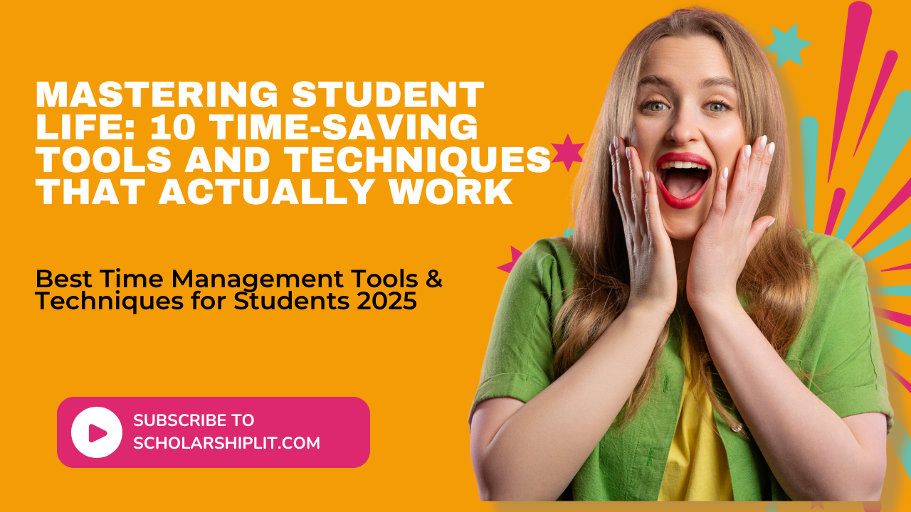 Mastering Student Life: 10 Time-Saving Tools and Techniques That Actually Work
