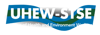 Union of Health and Environment Workers (UHEW) Logo